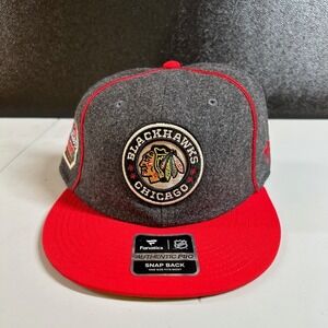 Fanatics Chicago‎ Blackhawks Snapback Hat Cap Winter Classic Patch NHL Mens NWT
